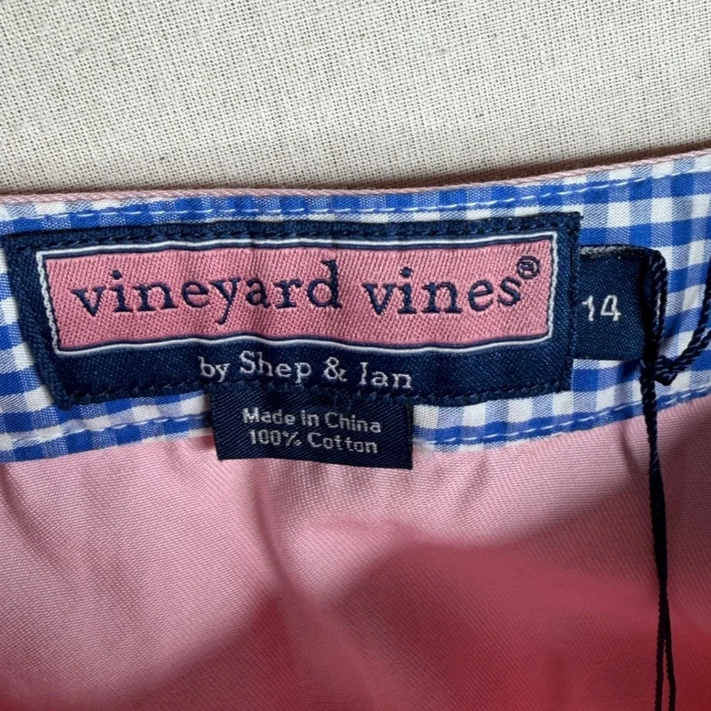 New Vineyard Vines Pleated‎ Skirt size 14 Girls Pink